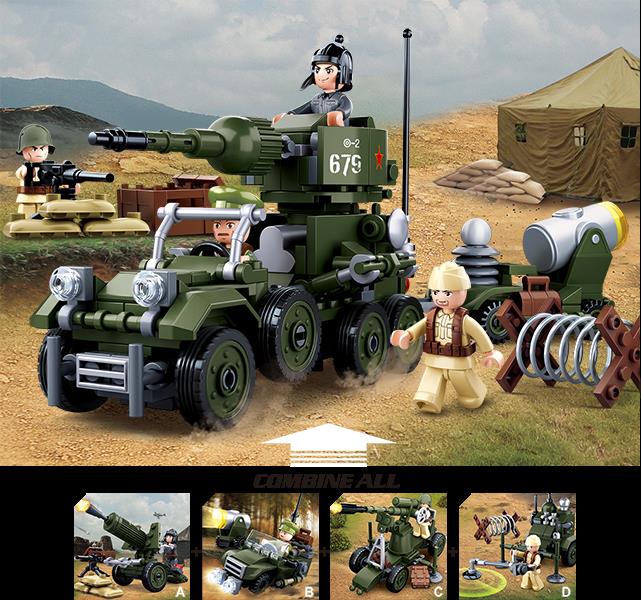 M38-B0679 - WWII - Sowjetunion - 4in1 Army (Geschenkbox-Edition)