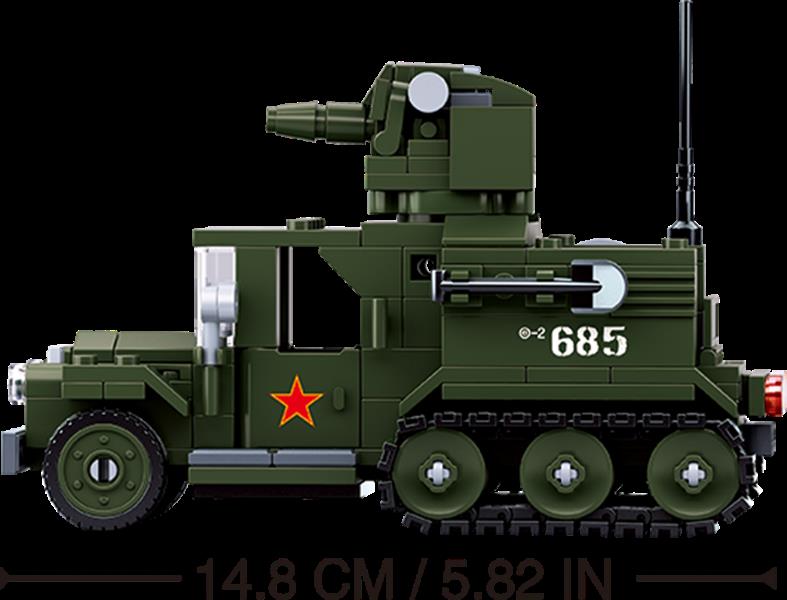 M38-B0685 - WWII - Sowjetunion - Halbkettenfahrzeug 2in1