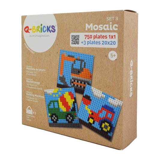 QBMSC-BMC1 - Véhicules de construction en mosaïque
