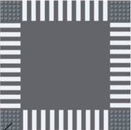 OB-S32CR1 - Straßenplatte 32×32 Kreuzung