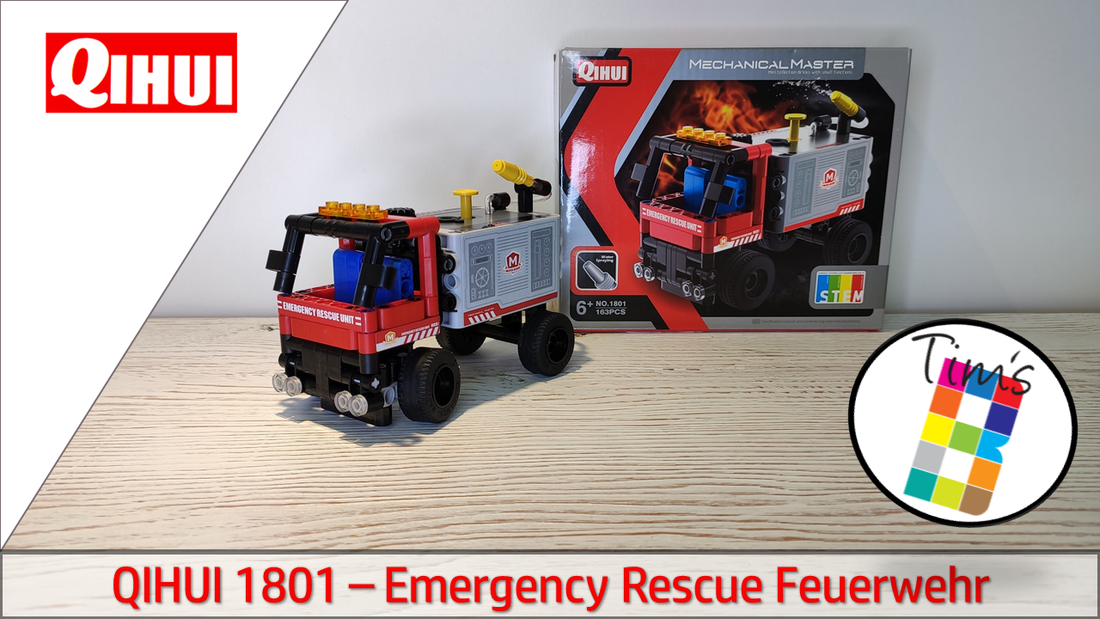 QIHUI 1801 - Emergency Rescue Feuerwehr - Unboxing, Speed Build