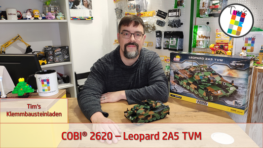 COBI 2620 - Leopard 2A5 TVM - Die Raubkatze aus dem Deutschen Panzermuseum Munster - Review