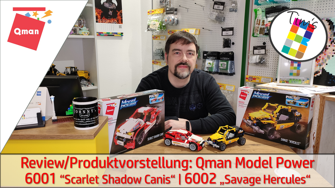 Review/Produktvorstellung - Qman Model Power 6001 Scarlet Shadow Canis und 6002 Savage Hercules
