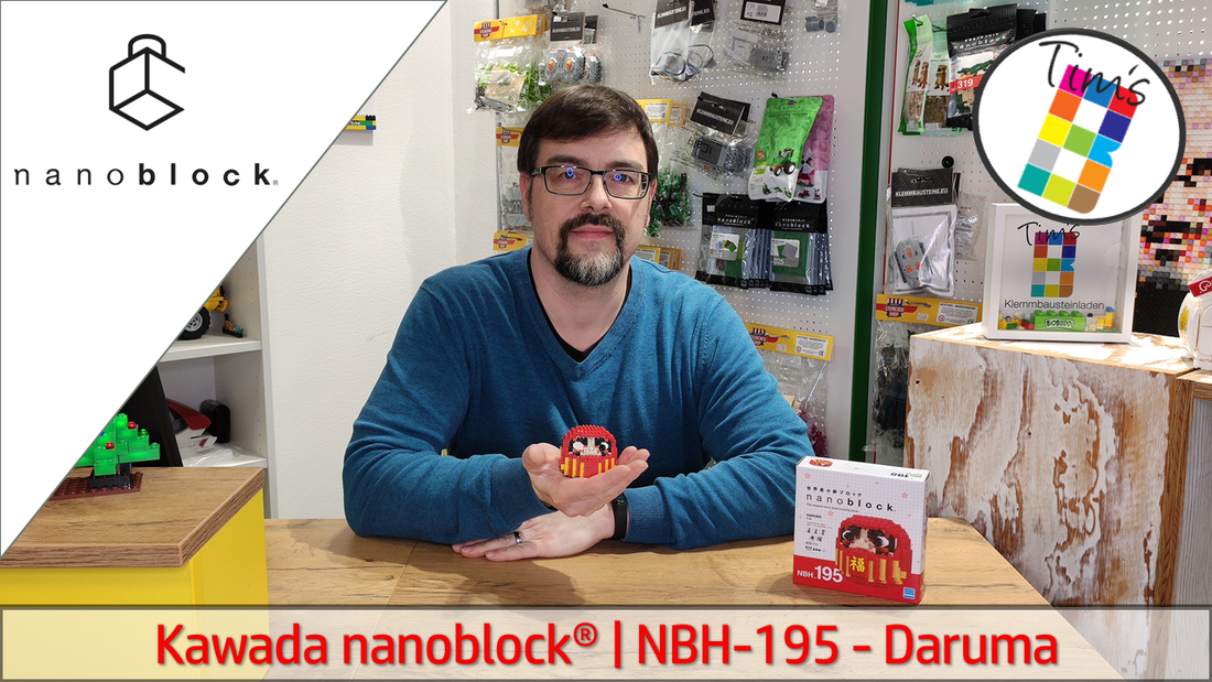 Kawada nanoblock NBH-195 - Daruma - Kawada nanoblock Speed Build Review