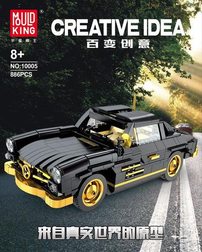 10005 - Classic car in black with gold