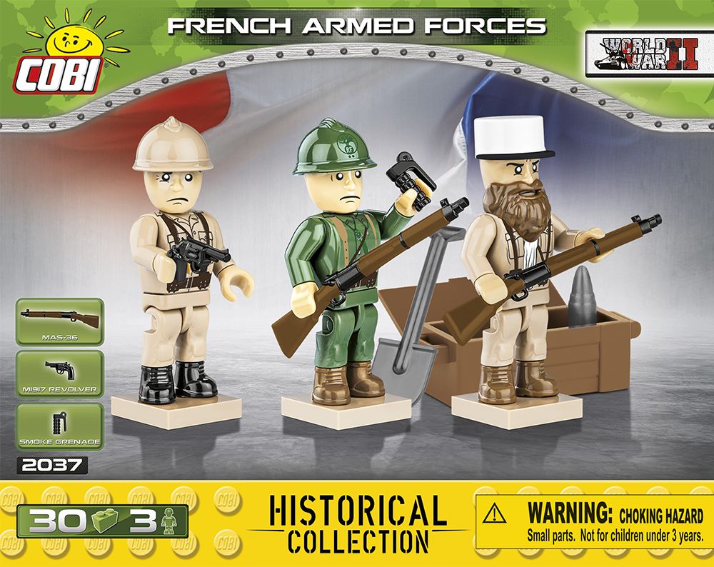 2037 - French Armed Forces (3 Figuren)