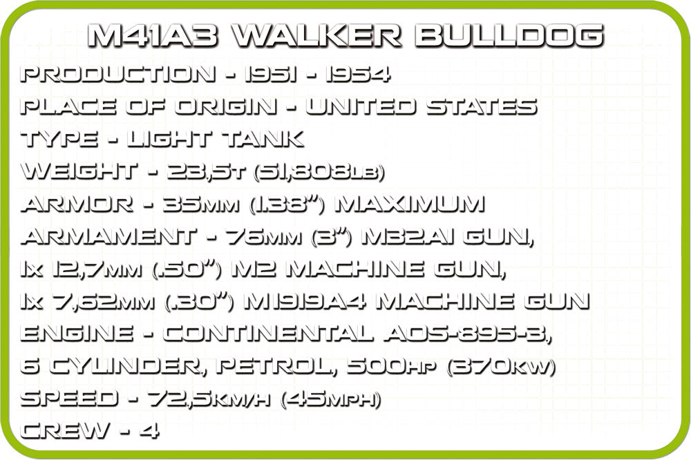 2239 - M41A3 Walker Bulldog