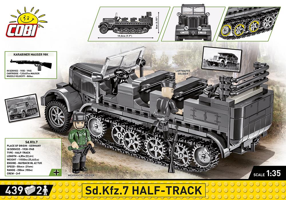 2275 - Sd.Kfz. 7 half-track vehicle