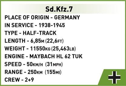 2275 - Sd.Kfz. 7 véhicules semi-chenillés