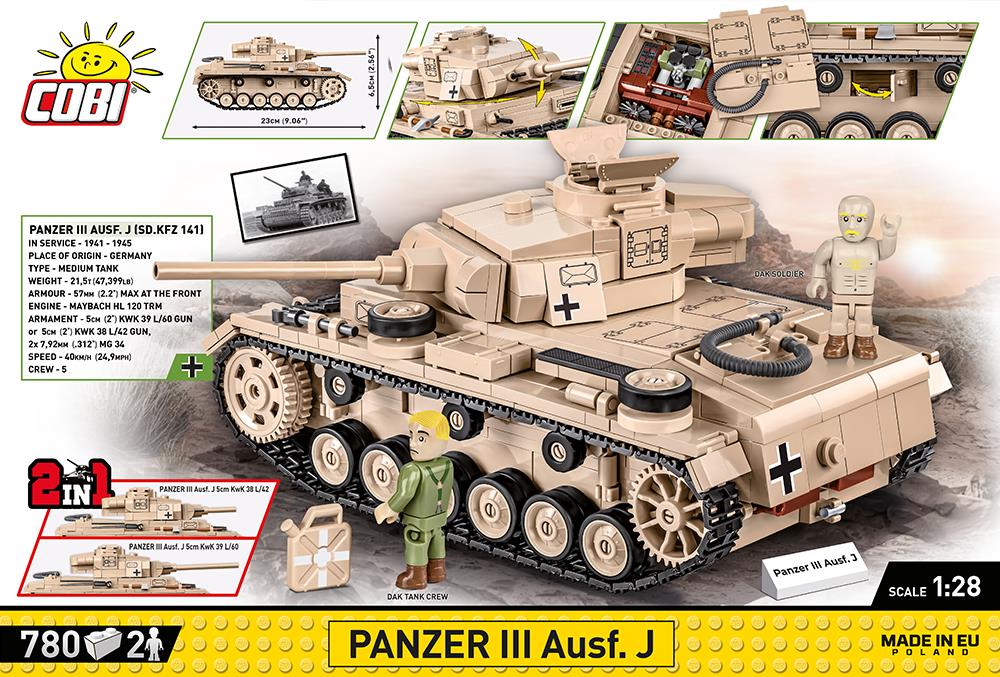 2562 - Panzer III Ausf.J 2en1