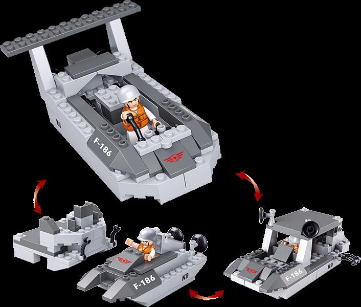 M38-B0537D - Landing Craft 3-In-1