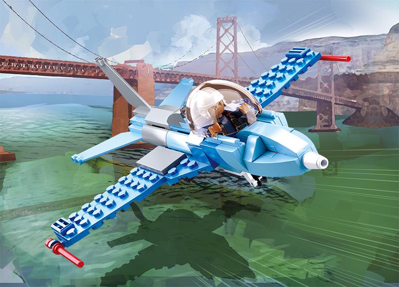 M38-B0665 - Army-6 into1 Jagdflugzeug (Geschenkbox-Edition)
