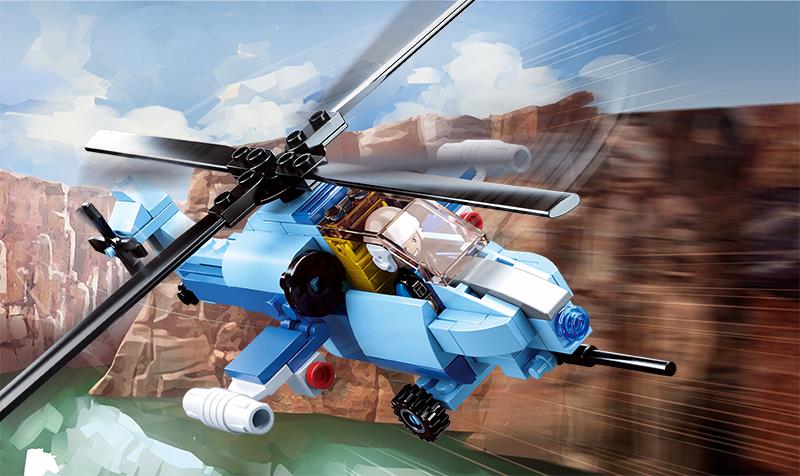 M38-B0665 - Army-6 into1 Jagdflugzeug (Geschenkbox-Edition)