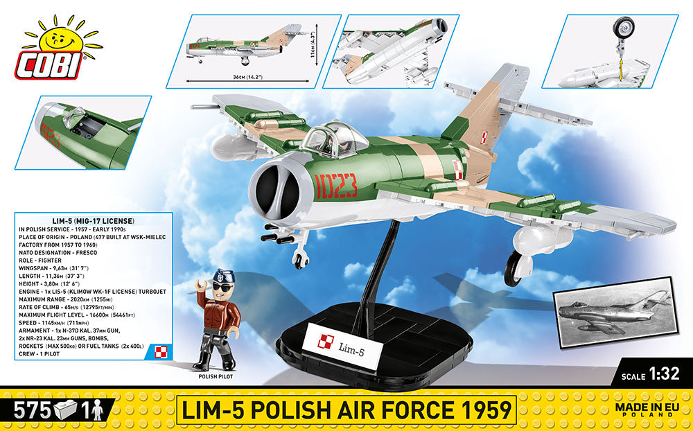 5824 - LIM-5 (MiG-17F) Armée de l'Air polonaise 1959