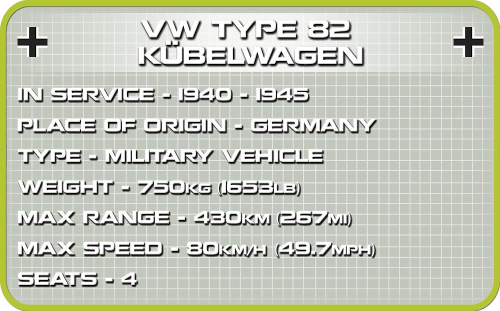 2402 - VW Typ 82 Kübelwagen (DAK)