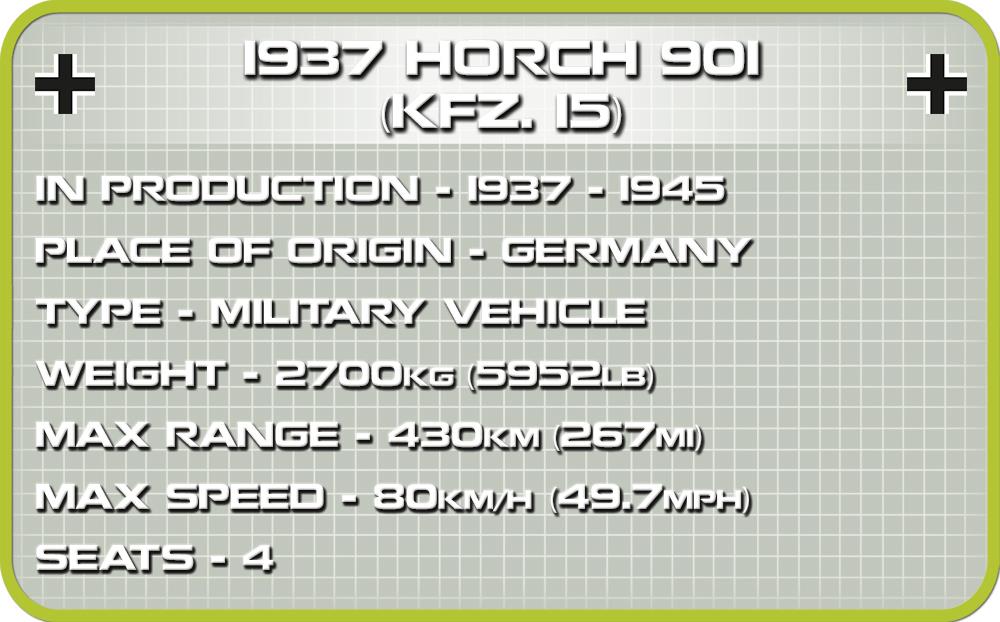 2256 - 1937 Horch 901 (Kfz.15) (DAK)