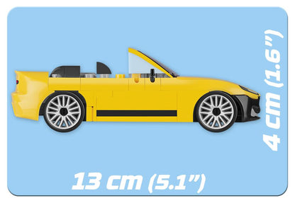 1804 - Yellow sports convertible