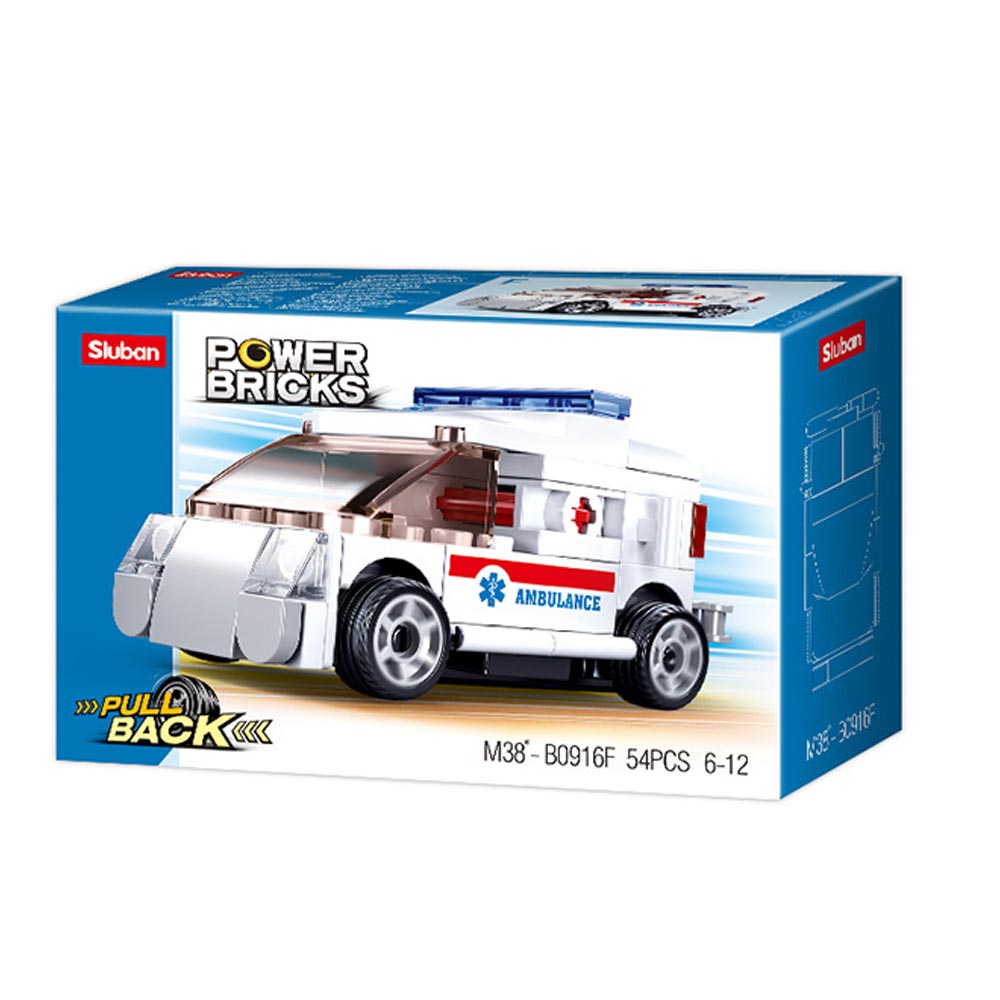 M38-B0916F - Ambulance à briques électriques